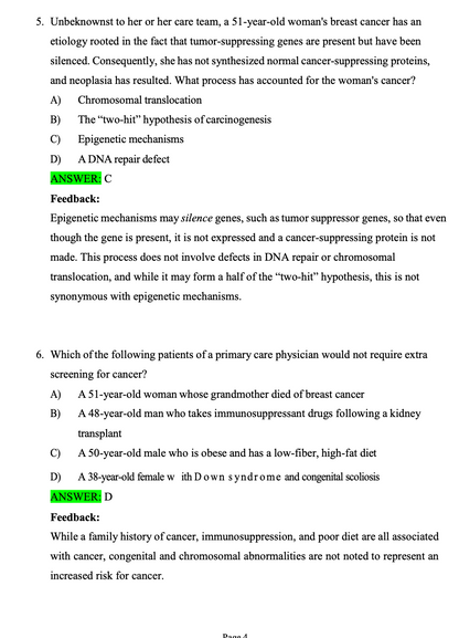 Test Bank Porth's Pathophysiology Concepts of Altered Health States 11th by Norris